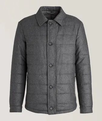 Wool-Blend Shirt Jacket