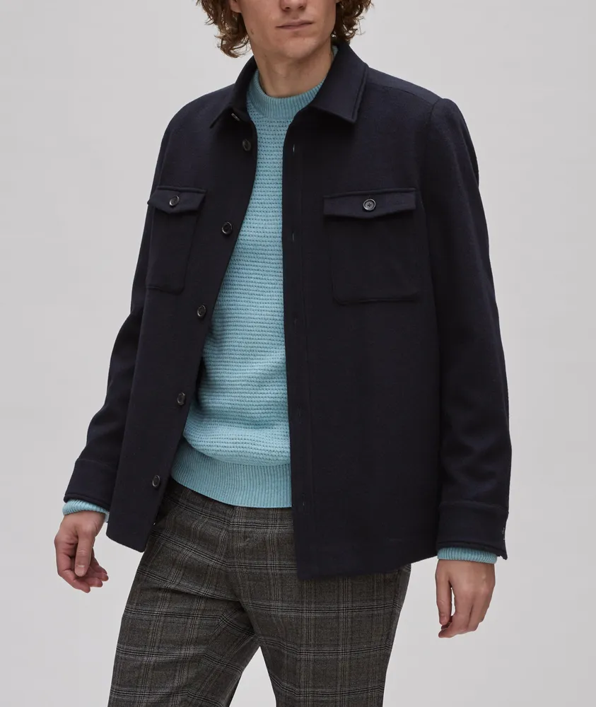 Wool-Cashmere Overshirt