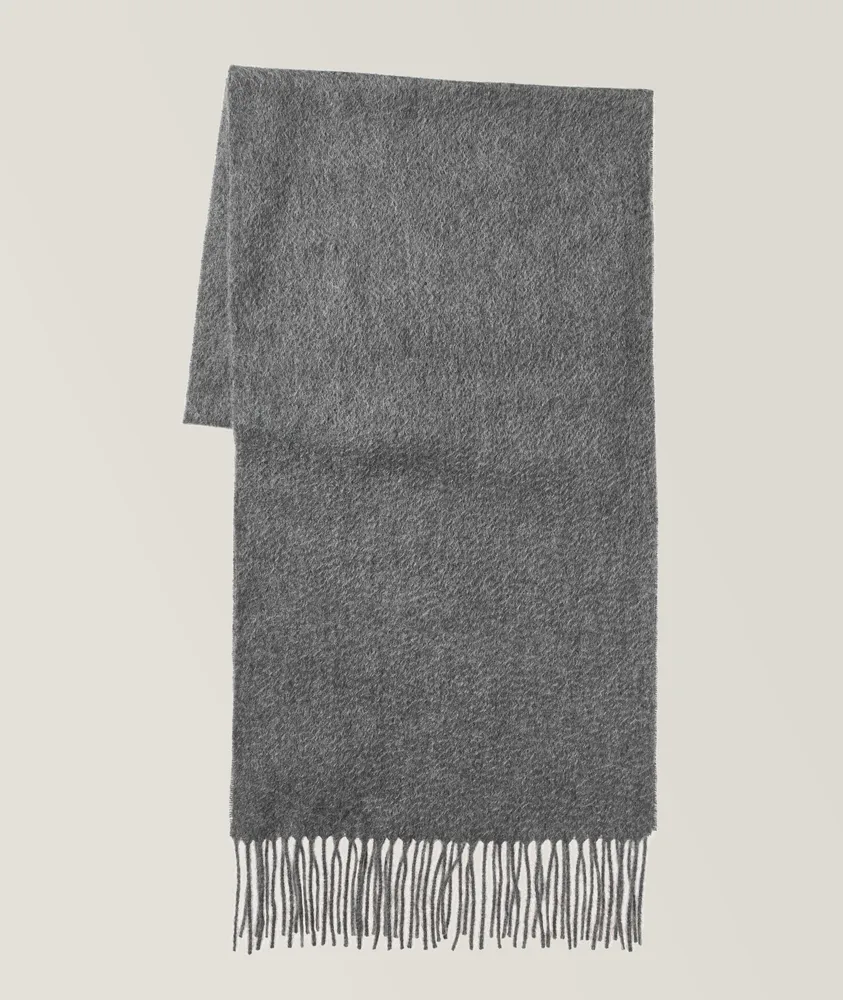 Fringed Cashmere Scarf