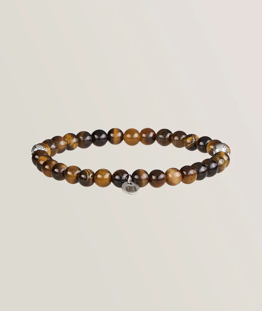 Tiger Eye Gemstone Beaded Bracelet