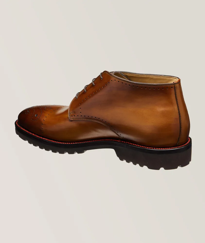 Raffaello Leather Desert Boots