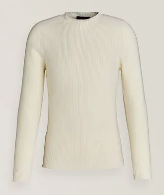 Ribbed Virgin Wool Sweater