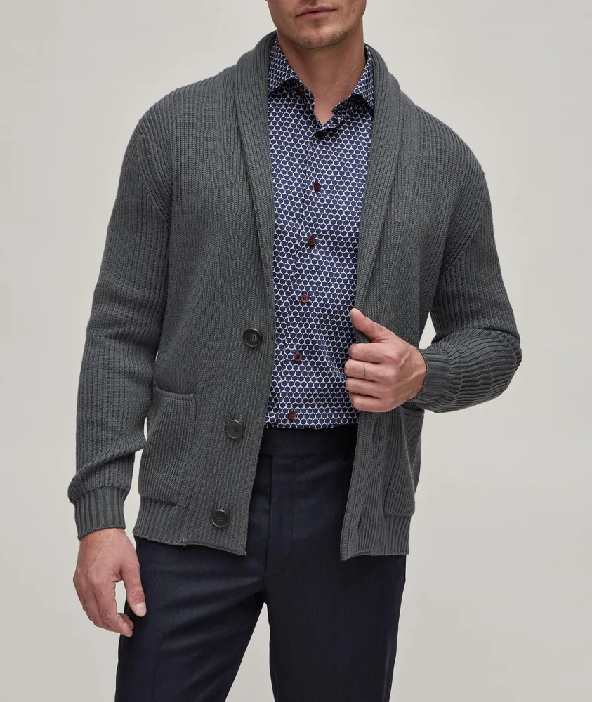 Extra Fine Merino Wool Cardigan