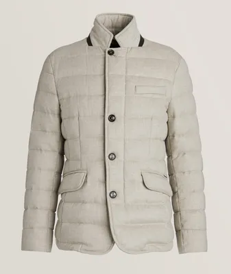 Zayn Down-Filled Wool-Cashmere Jacket