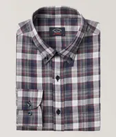 J-Fit Checkered Pattern Cotton Sport Shirt