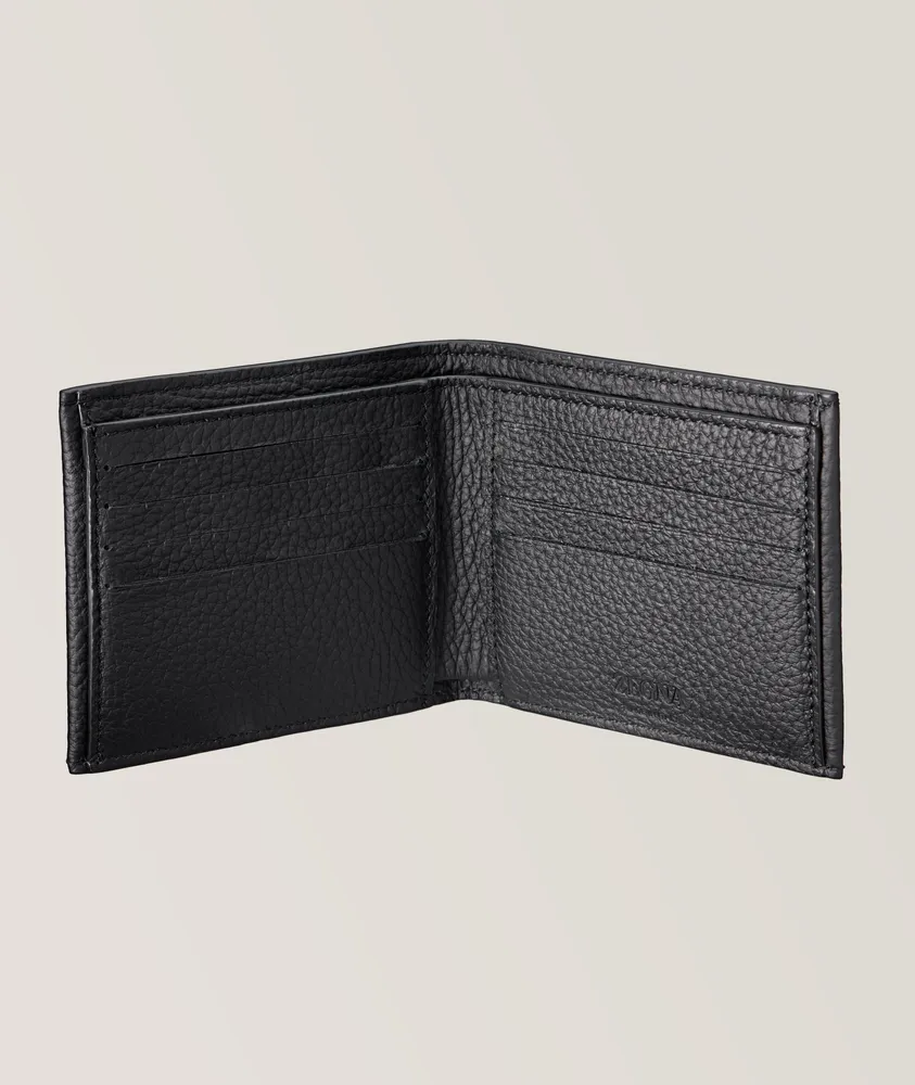 Grain Leather Bifold Wallet