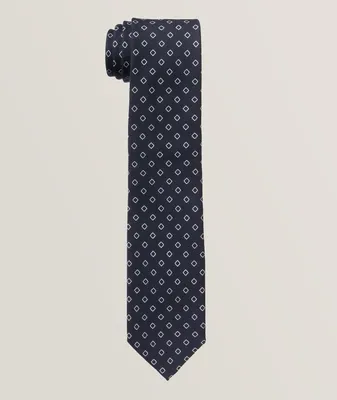 Geometric Wool Tie