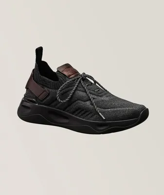 Shadown Knit & Leather Sneakers