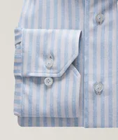 Slim-Fit Striped Modern 4-Flex Jersey Cotton Shirt