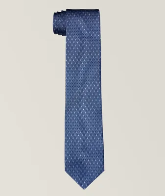 Neat Pattern Silk Tie 