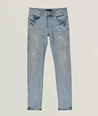 P001 Lightly Destressed Skinny Jeans
