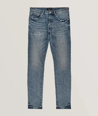 P001 Slim-Fit Light-Wash Jeans