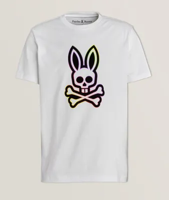 Colton Graphic Cotton Velvet Logo T-Shirt