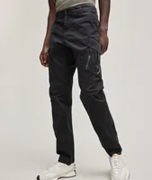 Stretch-Sateen Cargo Pants