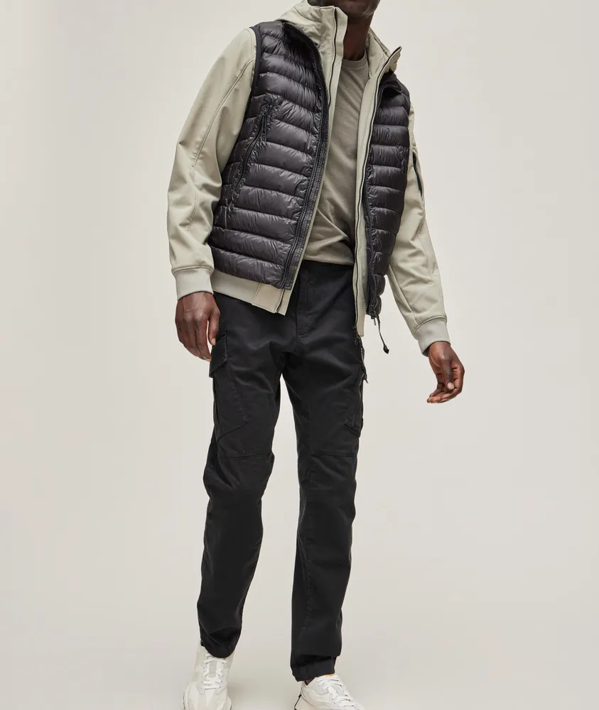 Stretch-Sateen Cargo Pants