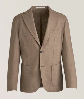 Platinum Wool-Cashmere Soft Jacket