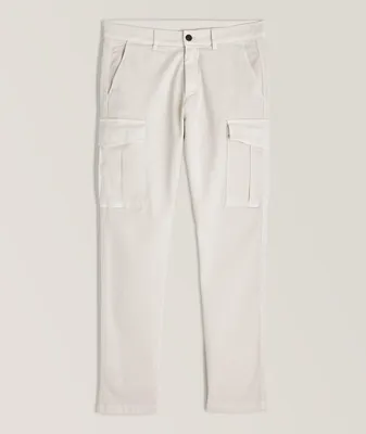 Stretch-Cotton Cargo Pants