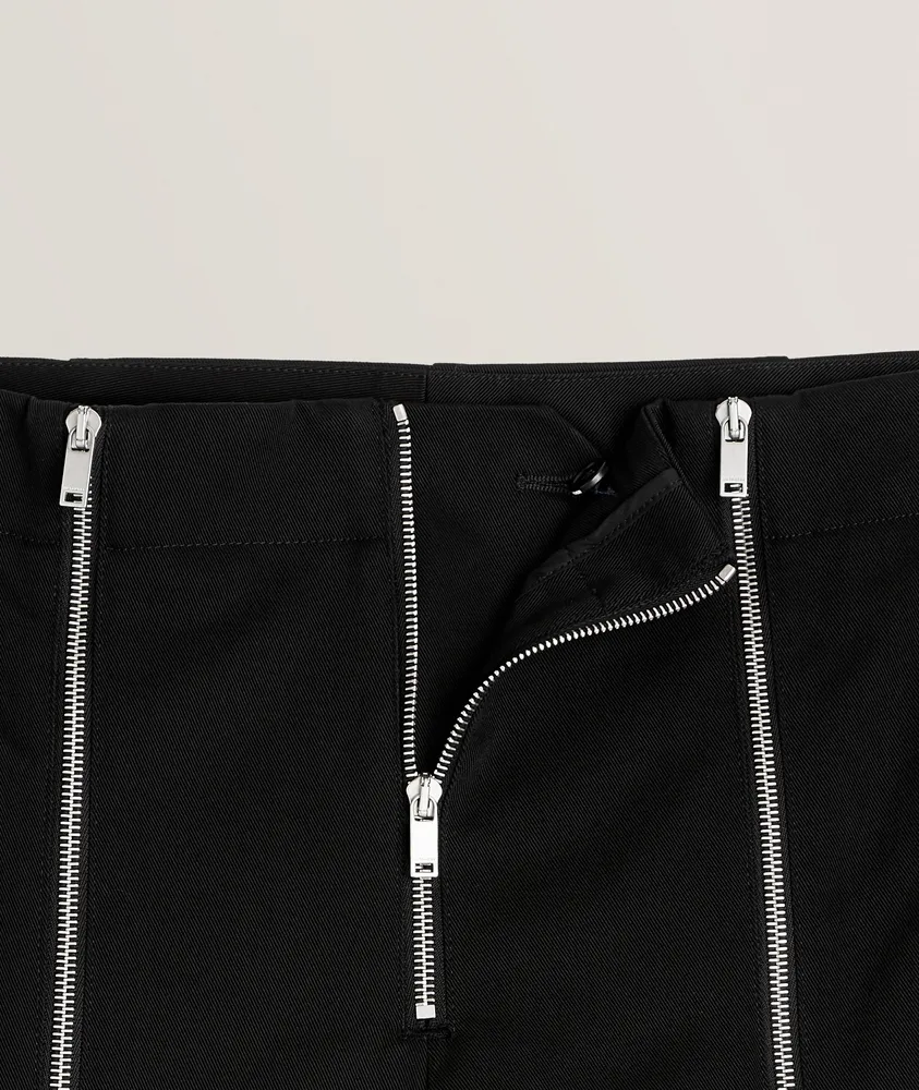 Wide Leg Panel Detail Pants
