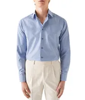 Slim Fit Grid Cotton-Blend Shirt