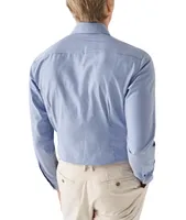 Slim Fit Grid Cotton-Blend Shirt