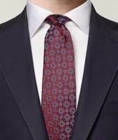 Geometric Silk Tie