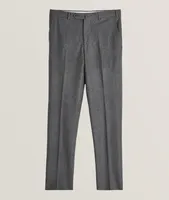 Flannel Stretch Wool-Cashmere Blend Pants