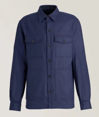 Double Faced Wool-Cashmere Overshirt