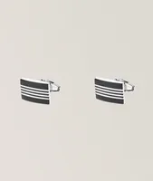 Enamel Rectangle Cufflinks