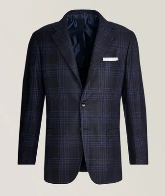 Windowpane Cashmere Sport Jacket