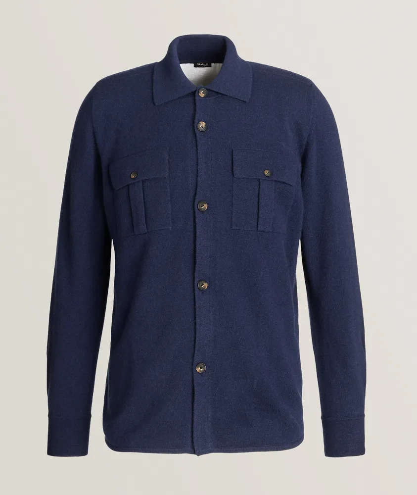 Fully Lined Cashmere Overshirt