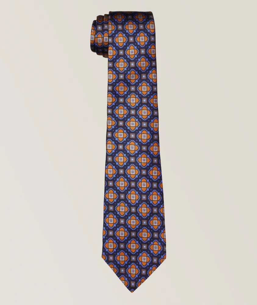 Medallion Silk Tie