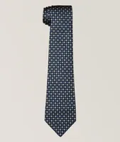 Geometric Silk Tie