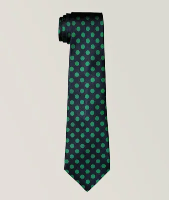 Polka Dot Silk Tie