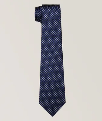 Micro Neat Pattern Silk Tie