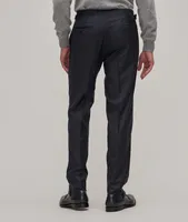 Solid Wool Tuxedo Pants