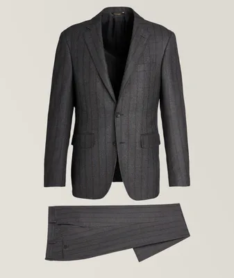 Kei Striped Natural Comfort Wool Suit