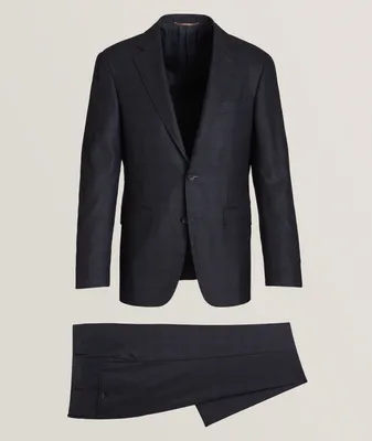 Kei Tonal Checkered Wool Suit