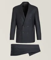 Kei Natural Comfort Check Stretch-Wool Suit