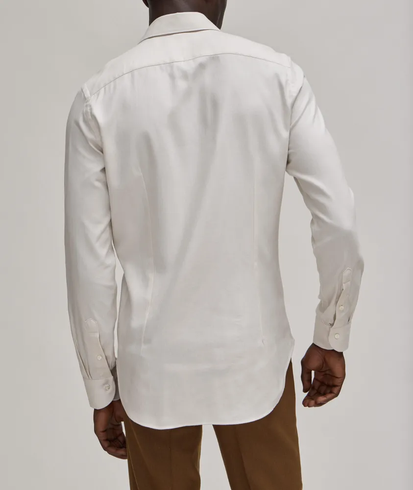 Slim-Fit Cotton Dress Shirt
