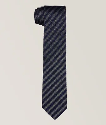 Striped Patten Silk Tie