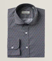 Regular-Fit Motif Cotton Sport Shirt