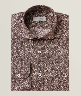 Regular-Fit Floral Cotton Sport Shirt