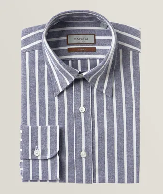 Regular-Fit Striped Cotton Sport Shirt