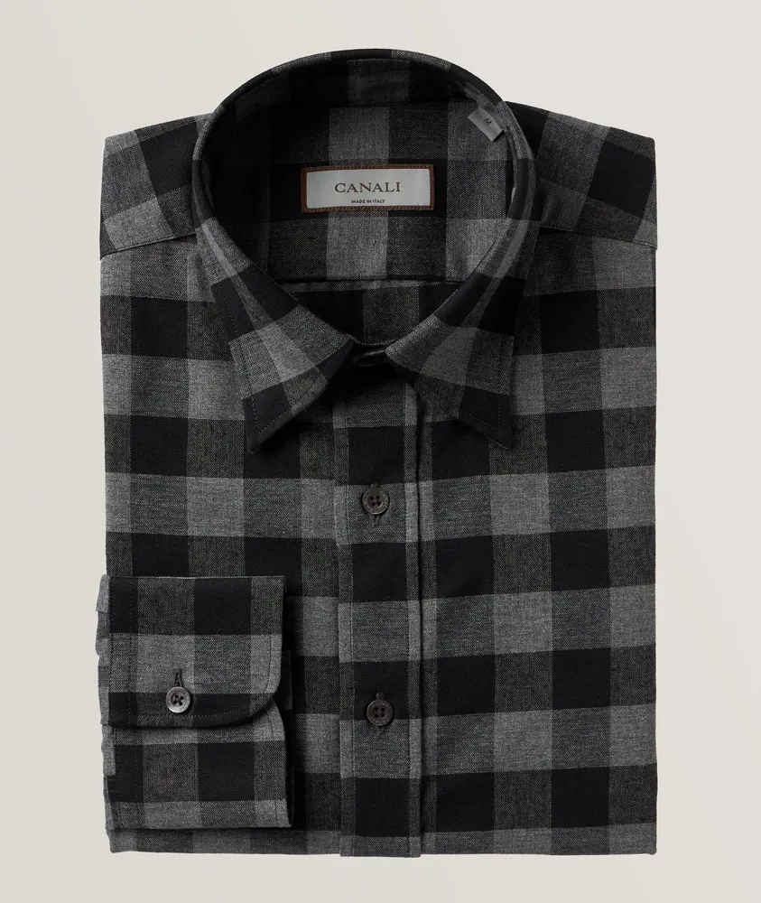 Regular-Fit Checkered Cotton Sport Shirt