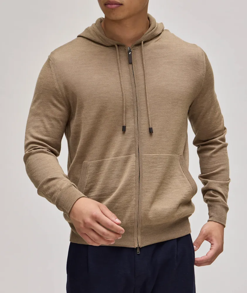 Wool Hooded Sweater