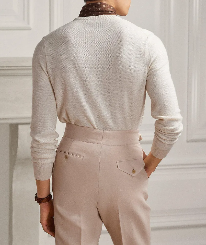 Silk-Cashmere Blend Sweater