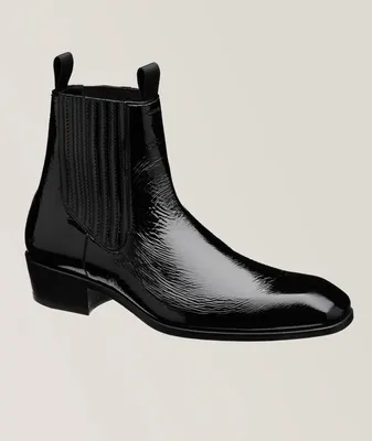 Calfskin Leather Chelsea Boots