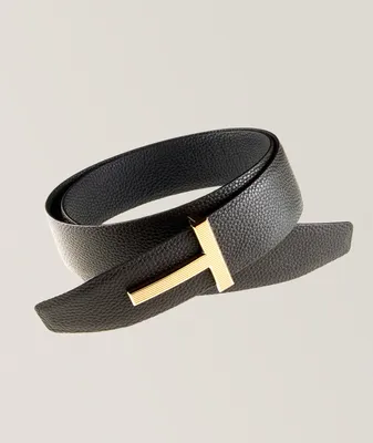 Reversible Ridge Grain T-Buckle Belt