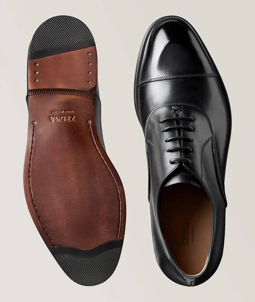 Torino Polished Leather Oxfords