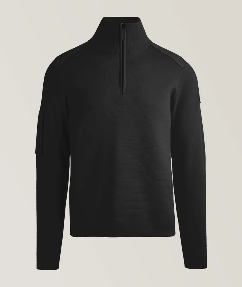 Stormont Merino Wool Half-Zip Sweater